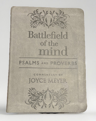 Battlefield of the Mind Psalms and Proverbs by Joyce Meyer (2017, Leather)-image
