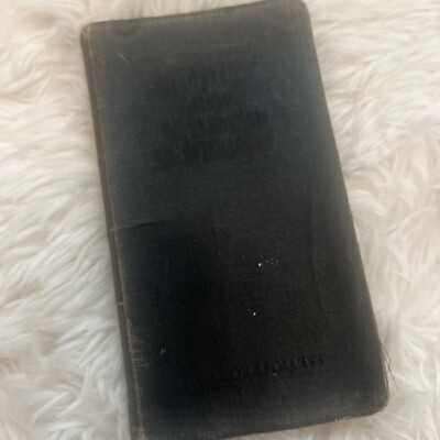 Vintage 1951 Webster's New Vest Pocket Dictionary Book Reference Education-image