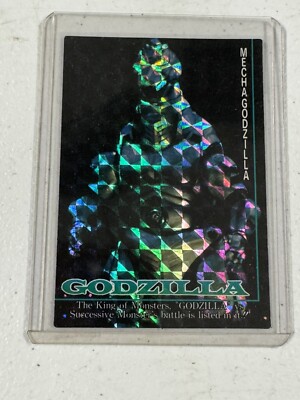 1995 GODZILLA TRADING COLLECTION HOLO BURNING GODZILLA 70 JAPAN AMADA CARD NM-image