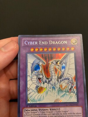 Cyber End Dragon - Secret Rare 1st Edition LCGX-EN181 (american)- MP/LP - YuGiOh-image