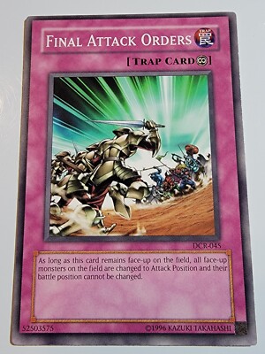 Final Attack Orders DCR-045 Common Unlimited Yugioh-image