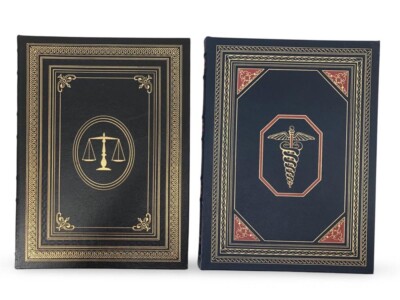 Easton Press Medicine/Law Treasury Of Art Leather Bound Books 1/1 On eBay-image