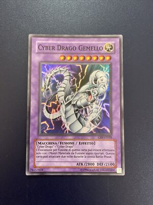 Yu-Gi-Oh! Ita Super Rare Cyber Twin Dragon Crv-It035 Yugioh-image