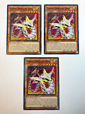 YuGiOh! CYBER DRAGON DREI: LEDD-ENB03 COMMON 1st Edition NM-image