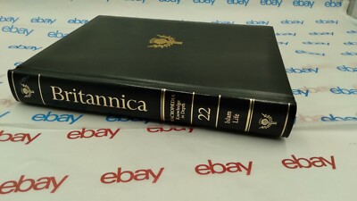 1987 VOLUME 22 Encyclopedia Britannica 15th Edition  Leather-image