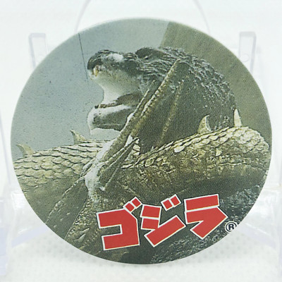 GODZILLA 1995 Vintage Rare card menko Cap Collection Amada Japanese #38-image