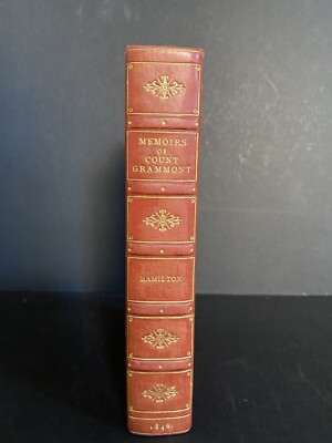 Memoirs of Court of Charles the Second Count Grammont 1846 Bohn Baytun Binding-image