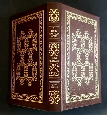 A LONG WAY FROM  HOME, Tom Brokaw, Signed 1st, Limited Edition, NEW CONDITION -image