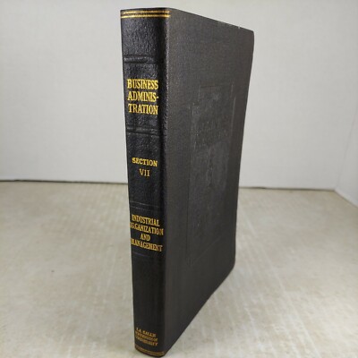 Antique 1919 Leather Business Administration LaSalle Extension University Vol 7-image