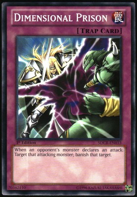 Yu-Gi-Oh! - Dimensional Prison 2014 SDCR-EN033 Common 1st Edition-image
