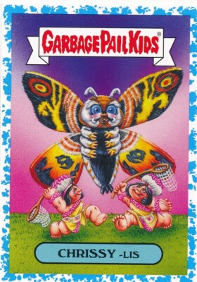8B CHRISSY -LIS 2019 GPK Revenge Oh, Horror-ible RETRO BLUE /99 MOTHRA GODZILLA-image