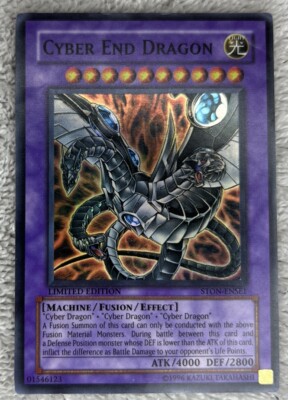 Yugioh Cyber End Dragon STON-ENSE1 Super Rare Limited Edition NM-image