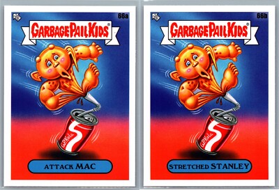 Mac And Me Alien Nasa Coca-Cola Garbage Pail Kids 80s Movie Spoof 2 Card Set-image