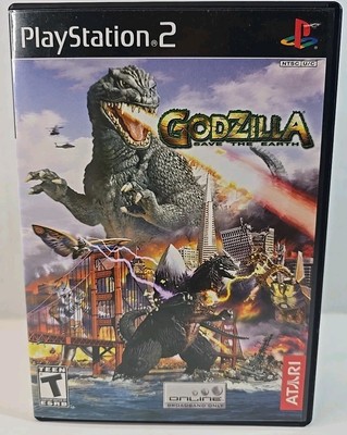 Godzilla: Save the Earth (Sony PlayStation 2 PS2, 2004)  CIB Complete - TESTED-image