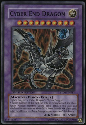 Yu-Gi-Oh! - Cyber End Dragon 2007 STON-ENSE1 Super Rare Limited Edition-image