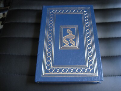 JAMES D WATSON SIGNED - GENES GIRLS GAMOW EASTON PRESS NEW LEATHER NOBEL DNA-image