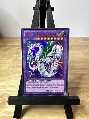 YUGIOH CYBER TWIN DRAGON SDCR-EN037 1ST ULTRA NM-image