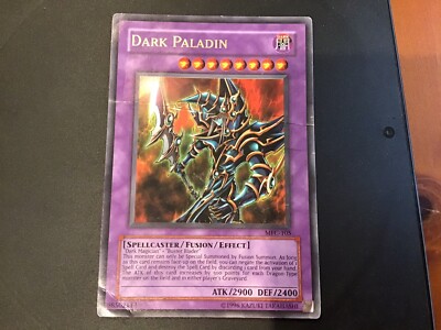 CREASED DAMAGED BADLY WORN YuGiOh Dark Paladin MFC-105 Ultra Rare Holo-image