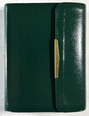 NKJV Compact Reference Bible Green Bonded Leather Snap Flap Nelson 244SG-image