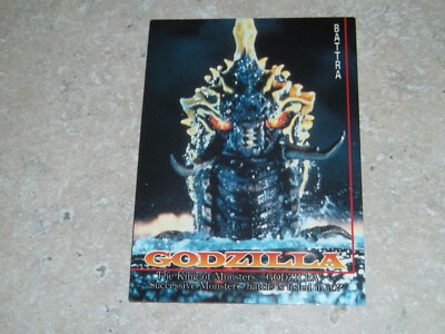 Battra #64 Godzilla TRADING CARD 1995 amada very rare japanese-image