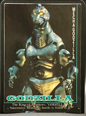 Godzilla Mechagodzilla Card TCG JAPANESE AMADA TOHO 1995 Very Rare #70-image