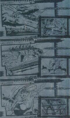 Godzilla The Movie Supervue Widevision Silverzilla Foil Chase Card Set S1-3-image