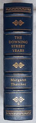 The Downing Street Years by Margaret Thatcher 1993 Easton Press SIGNED/NUMBERED-image