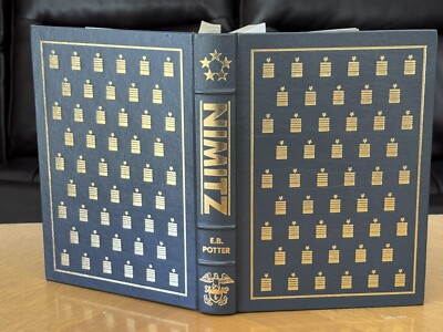 Easton Press ADMIRAL CHESTER NIMITZ by E. B. POTTER Illustrated MINT-image