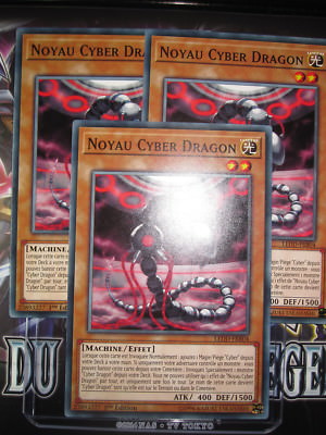 YU-GI-OH! COM CORE CYBER DRAGON X3 (PLAYSET) LEDD-FRB04 FRENCH NEW MINT-image