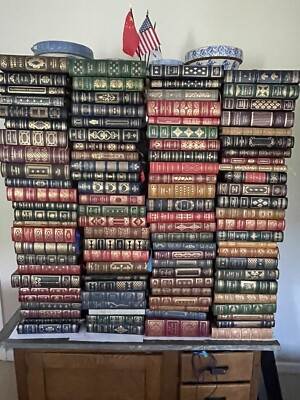 Franklin Library 100 Greatest Books of All Time COMPLETE BEAUTIFUL NEAR MINT HX-image