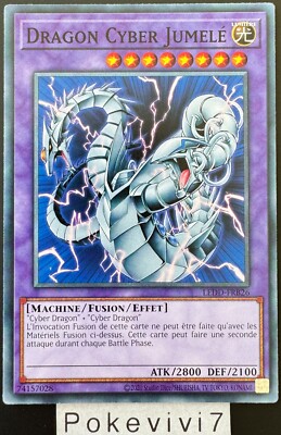 YU-GI-OH! Card DRAGON CYBER TWIN LEDD-FRB26 C NEW-image