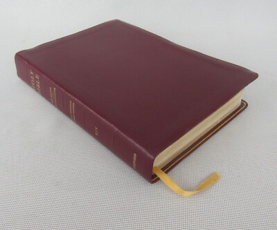 SCOFIELD STUDY BIBLE KJV 1996 Oxford University Press Leather Red Letter-image