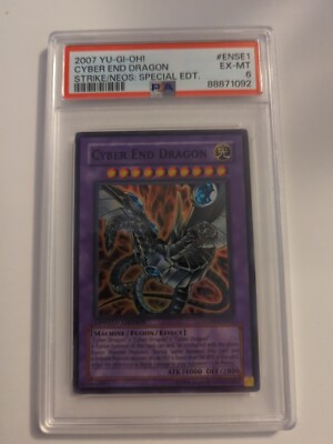 YuGiOh! Cyber End Dragon (STON-ENSE1) Limited Edition - Super Rare -PSA 6-image