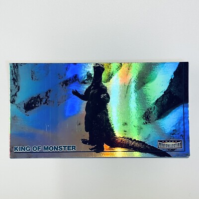1996 AMADA Wide Collection Card King of Monster No.2 Holo Godzilla Raids Again-image