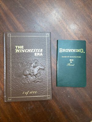 2 George Madis Books. The Winchester ERA, Browning Dates Of Manufacture Frm 1824-image