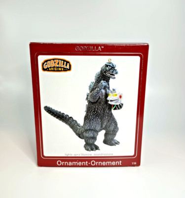 Godzilla Origins Sound Ornament American Greetings Carlton Cards Heirloom-image