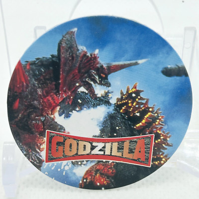 GODZILLA 1995 Vintage Rare card menko Cap Collection Amada Japanese #24-image