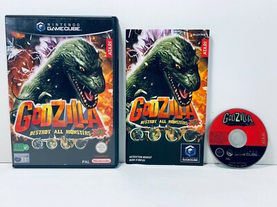 Godzilla Destroy all Monsters Melee Nintendo GameCube PAL - VGC- Fast Post-image