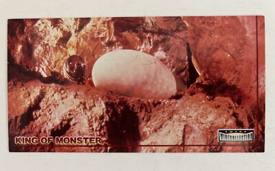 Godzilla King of Monster Widevision trading card (Amada, 1996) #73 checklist; NM-image