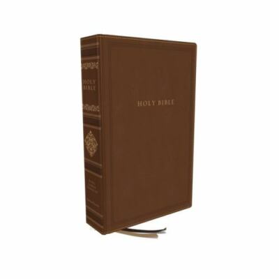 KJV, Personal Size Reference Bible, Sovereign Collection, Leathersoft, Brown, Re-image