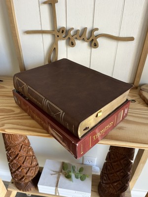 NKJV Thompson Chain Reference Bible Leathersoft Red Letter New King James holy-image