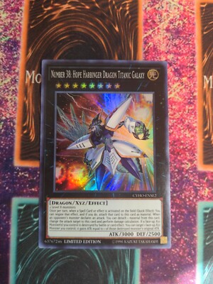 Yu-Gi-Oh! Number 38: Hope Harbinger Dragon Titanic Galaxy CYHO-ENSE2 Limited c3/-image