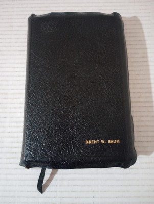 Holy Bible Ready References Missionary Edition 1958 LDS Mormon KJV Black Leather-image