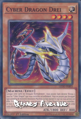Yu-Gi-Oh! Cyber Dragon Three LEDD-FRB03 VF/COMMUNE-image