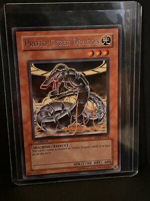 Proto-Cyber Dragon Ultra Rare SOI-EN010 1st Edition Yu-Gi-Oh Card BB4 AVQ-image