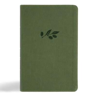 CSB Large Print Personal Size Reference Bible, Digital Study Edition, Olive: New-image
