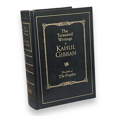 The Treasured Writings of Kahlil Gibran Leather Bounded Gilded Gift B&N, 2005-image