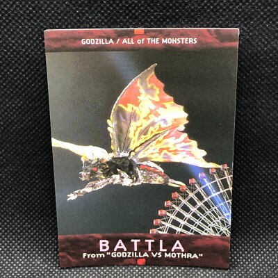 Battla Godzilla Card TCG No.54 Toho Movie BANDAI 1996 1ST Japanese Japan-image