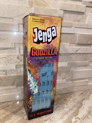Jenga: Godzilla Extreme Edition Party Game By Usaopoly Games NEW! -image