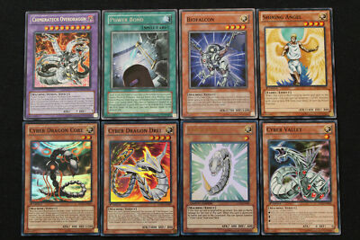 Cyber Dragon Deck set (Power Bond, Chimeratech Overdragon, Core, Drei, Larva...)-image